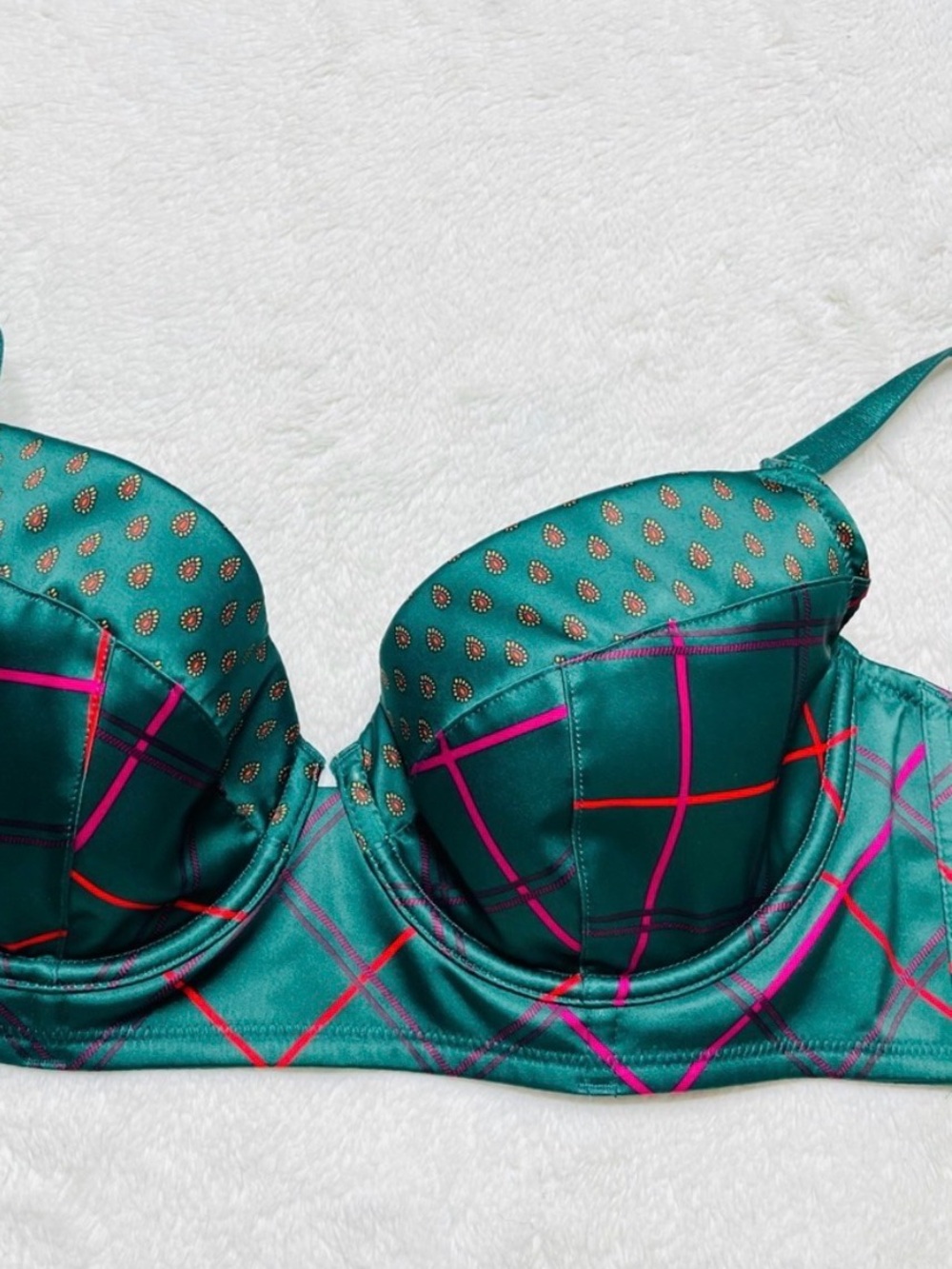 Victoria Secret Plaid Bustier